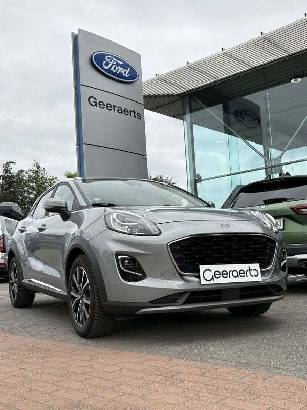 Ford Puma Ecoboost mHEV Titanium AUT, Stof, Zwart, Bedrijf, 5 zetels