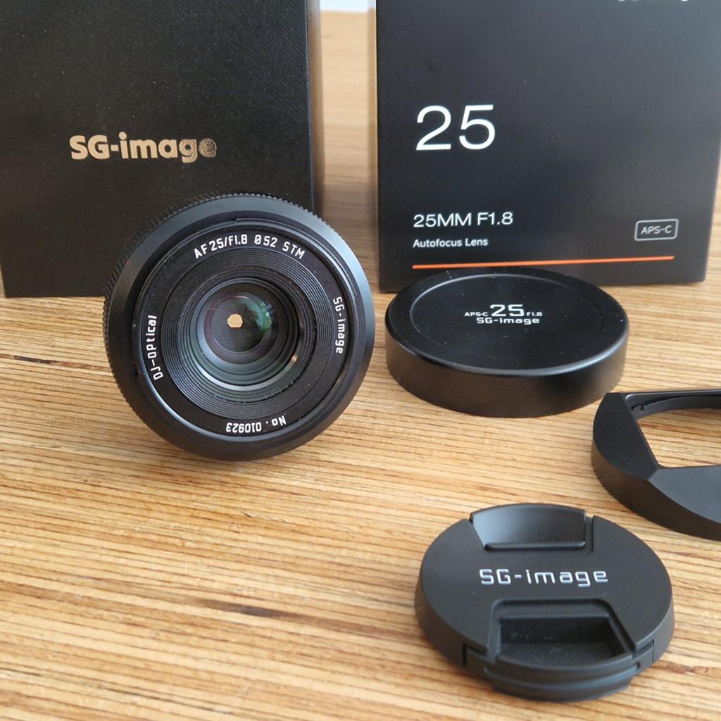 SG-image AF 25mm f1.8 pour Fujifilm, Enlèvement