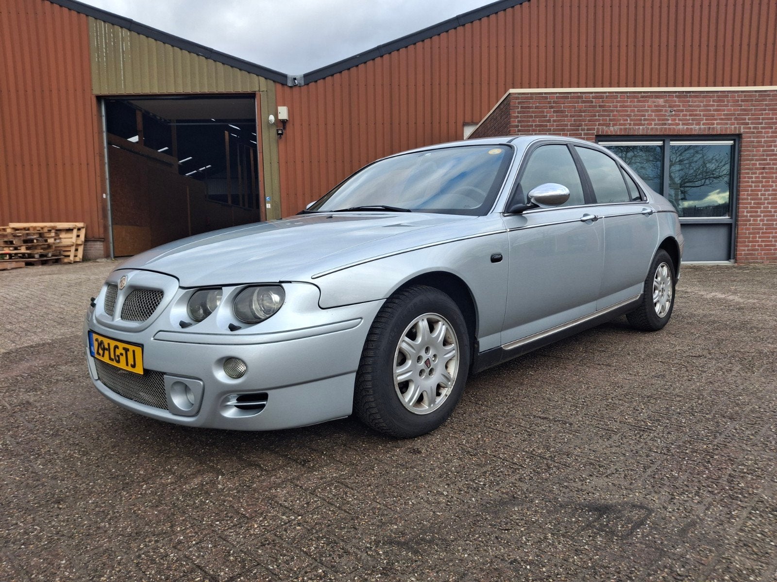 Rover 75 2.5 V6 AUT 2003 Grijs, Autos, Rover, Particulier, Air conditionné automatique, Essence, Berline, Automatique, Argent ou Gris