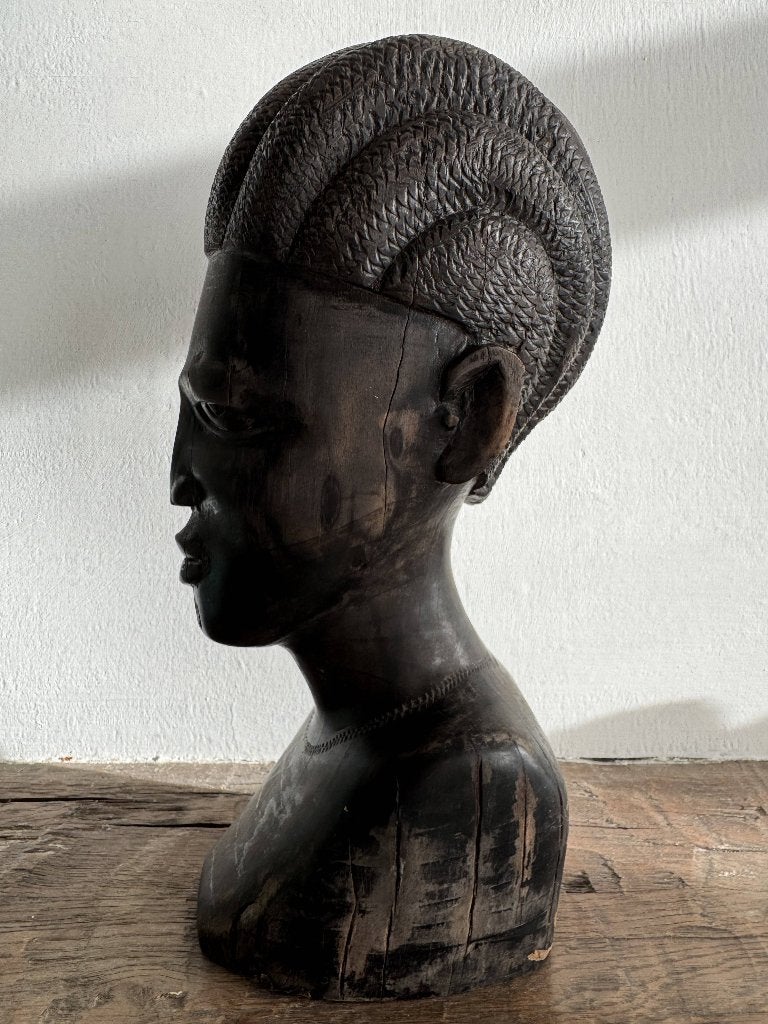 statue africaine, Hout, Afrika, 35 cm, Beeld