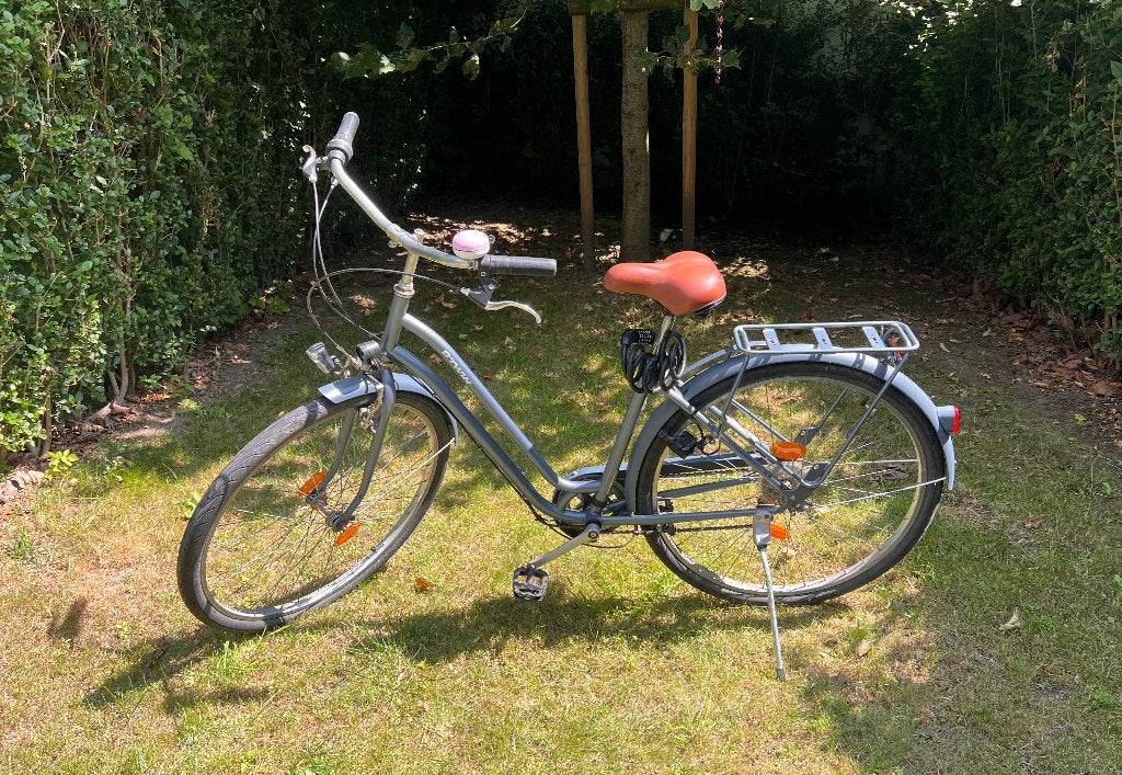 BTWIN fiets - Elops 120, Fietsen en Brommers, Fietsen | Dames | Damesfietsen, Gebruikt, Velgrem, Versnellingen, Ophalen