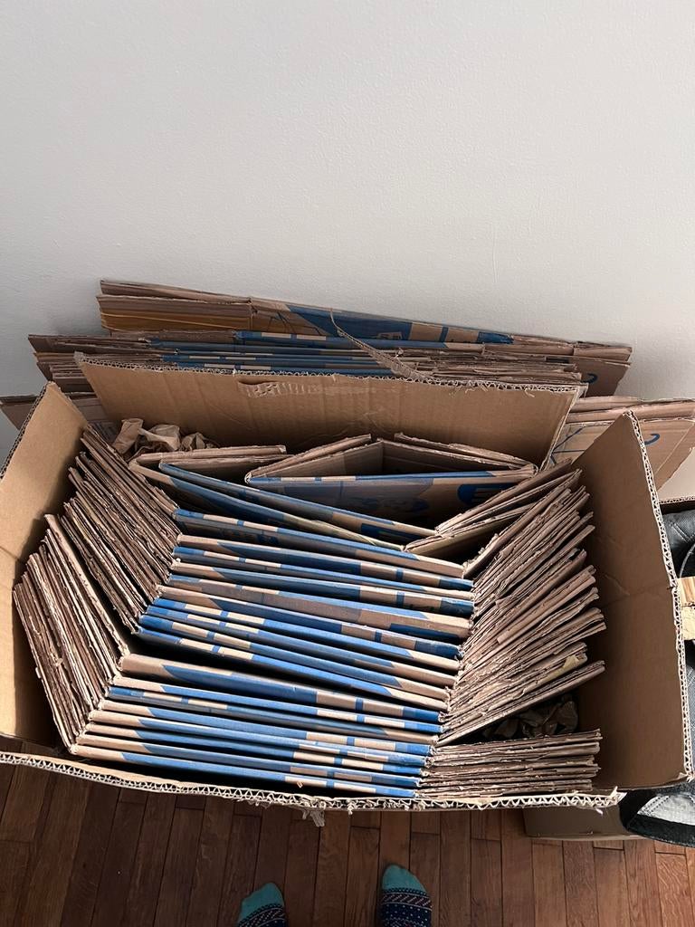 Cartons déménagement - Verhuisdozen, Ophalen of Verzenden, Gebruikt