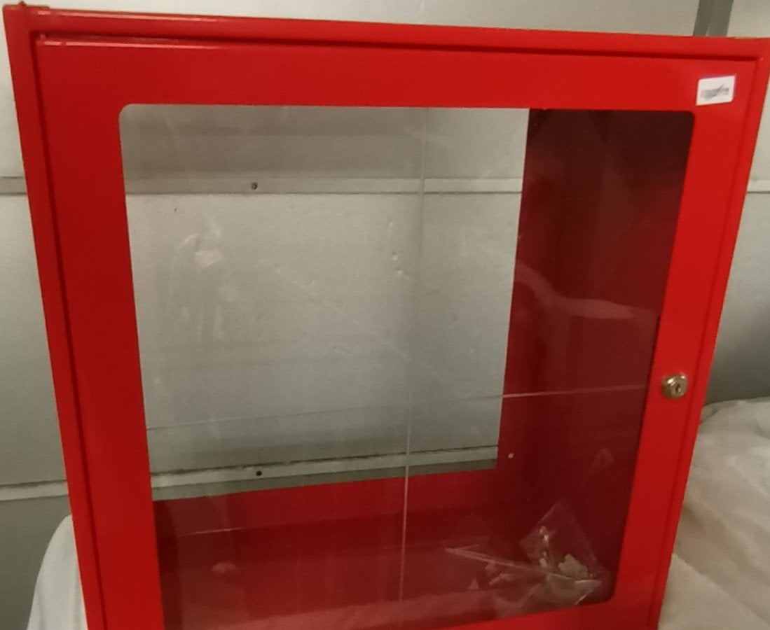 boîte rouge pour arrêt d'urgence ou valve ou valve, Bricolage & Construction, Sanitaire, Enlèvement, Neuf, Verre, Autres types