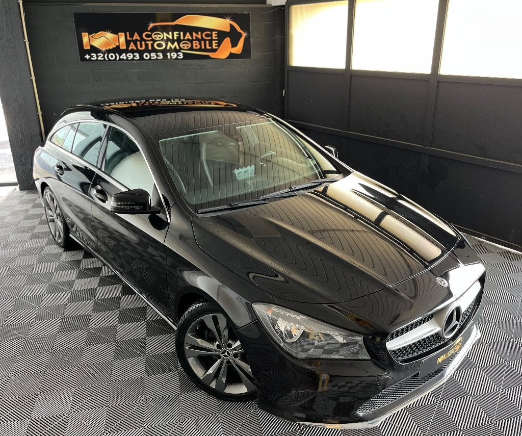 Mercedes-Benz CLA 180d Automatic 1st Prop 1 jaar garantie, Auto's, Mercedes-Benz, 4 cilinders, 110 g/km, Leder en Stof, Zwart
