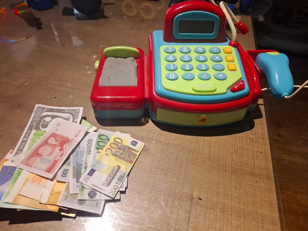 Speelgoedkassa, Kinderen en Baby's, Ophalen, Gebruikt