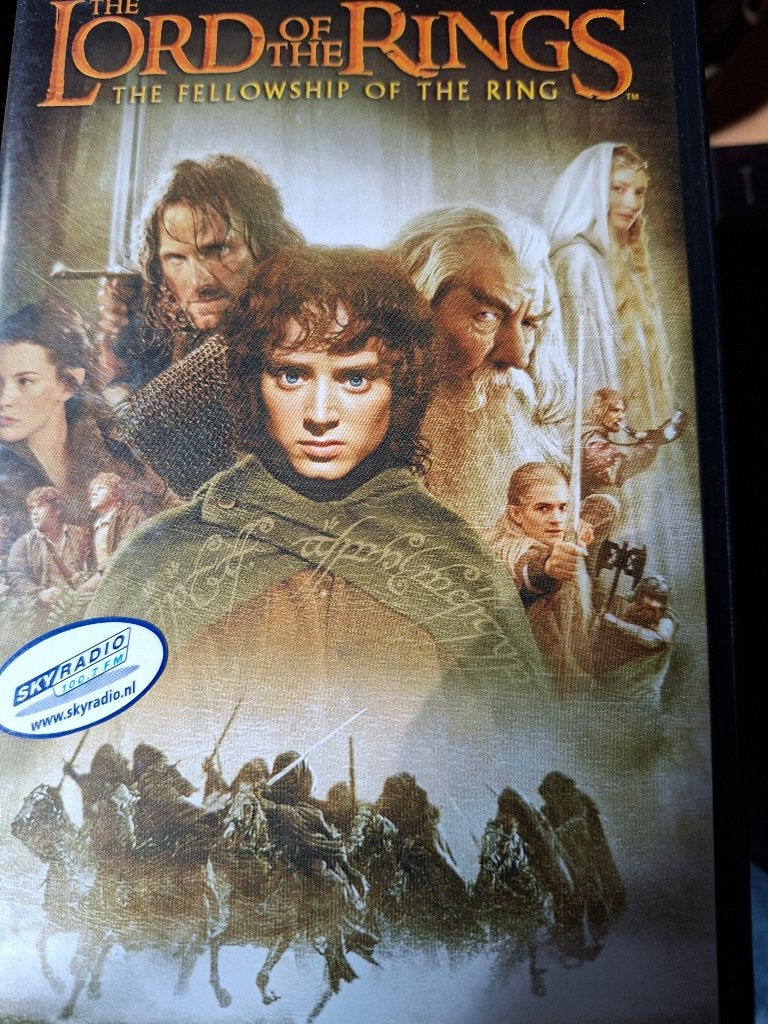 vhs - the lord of the rings - the fellowship of the ring, Cd's en Dvd's, Nederlands ondertiteld, Engels, Science Fiction en Fantasy