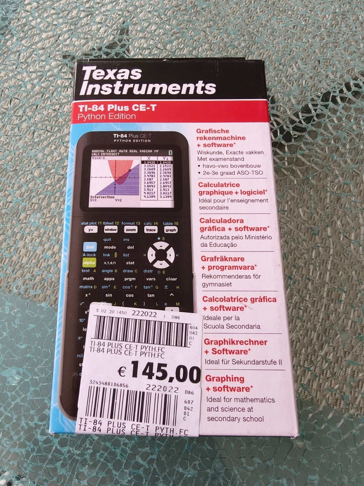 Texas Instruments TI-84 Plus CE-T Python Edition, Enlèvement, Calculatrices graphique, Neuf