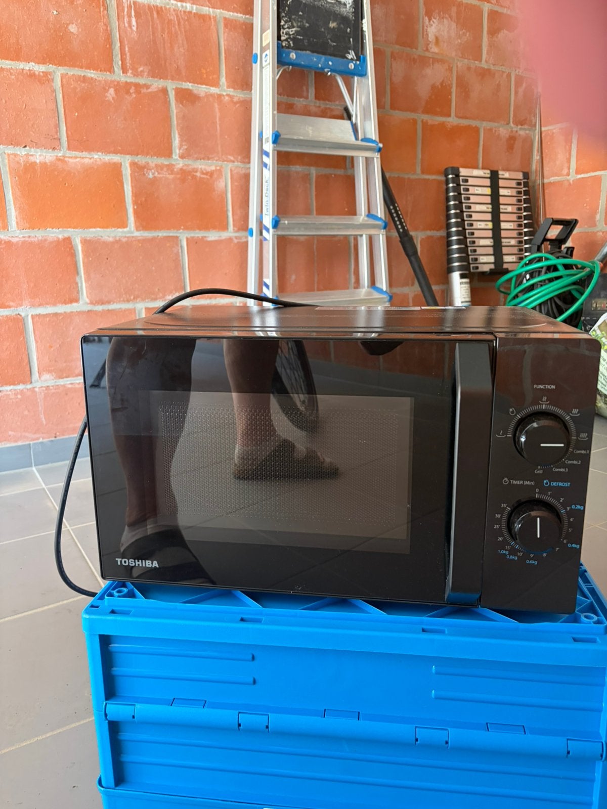 Microwave met grill, Enlèvement, Comme neuf, Gril