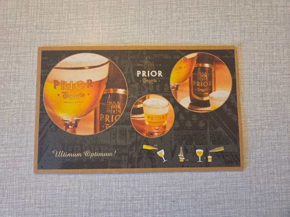 Nieuwe biervilt Prior Tongerlo., Ophalen of Verzenden, Nieuw