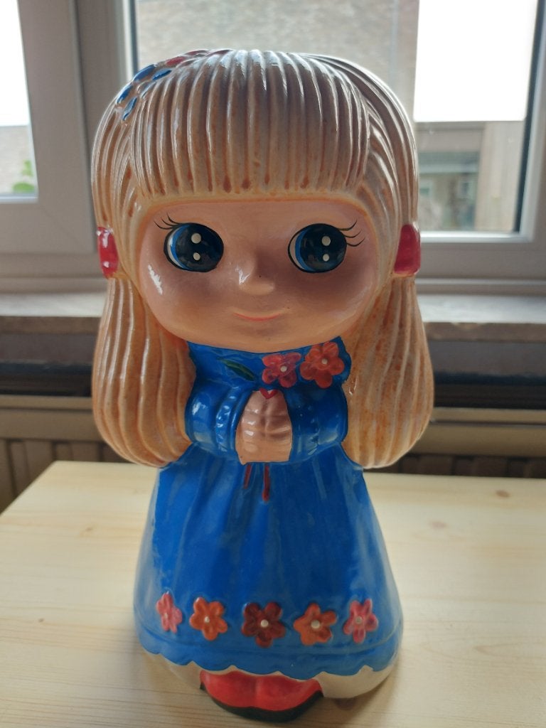 Vintage spaarpot, Ophalen, Zo goed als nieuw, Steen, Aardewerk of Keramiek, Overige thema's