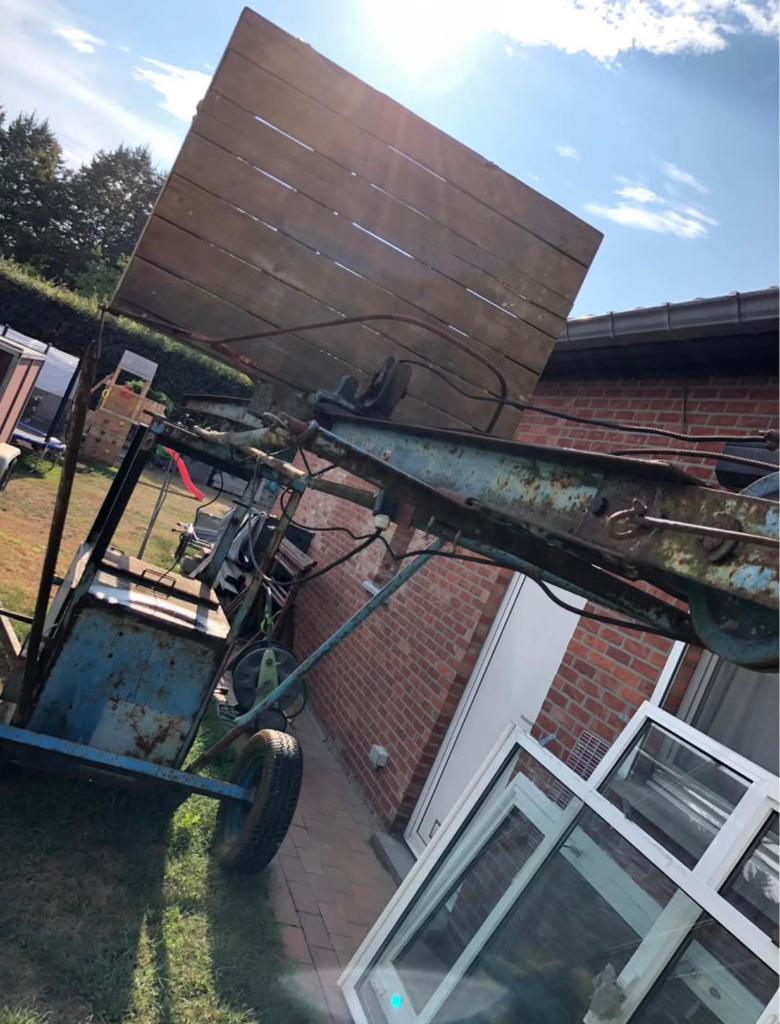 Bouwlift, Ophalen, Gebruikt