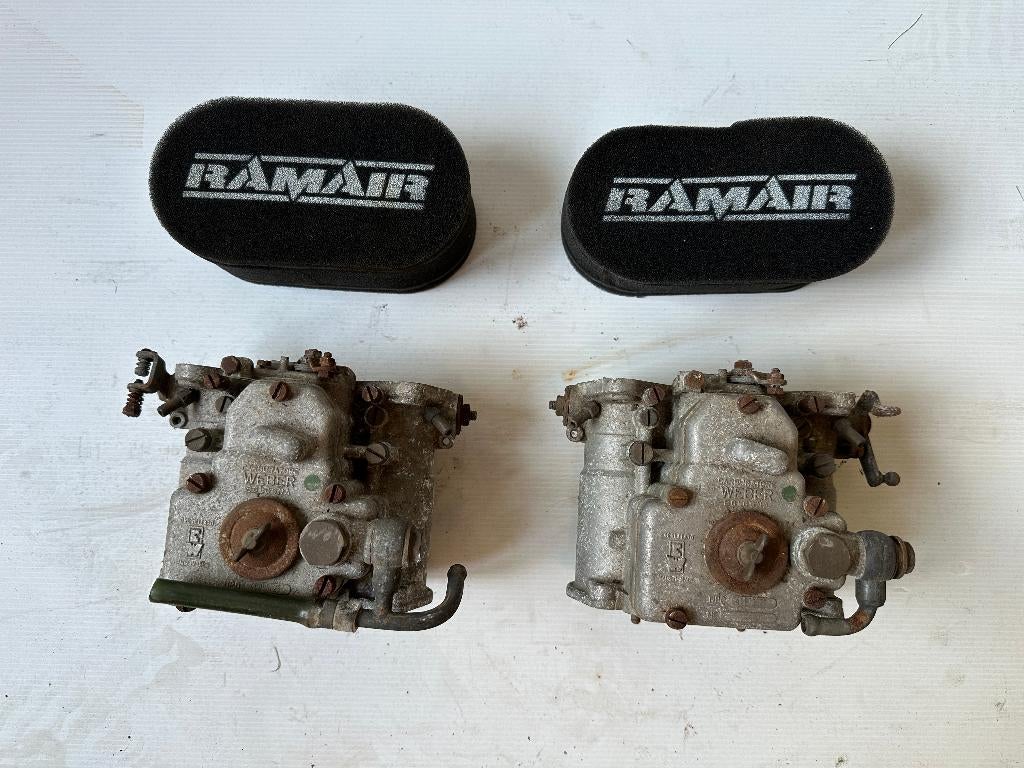 2 carbus weber 40 pour pour ALFA ROMEO COUPE GT BERTONE, Ophalen, Gebruikt, Alfa Romeo