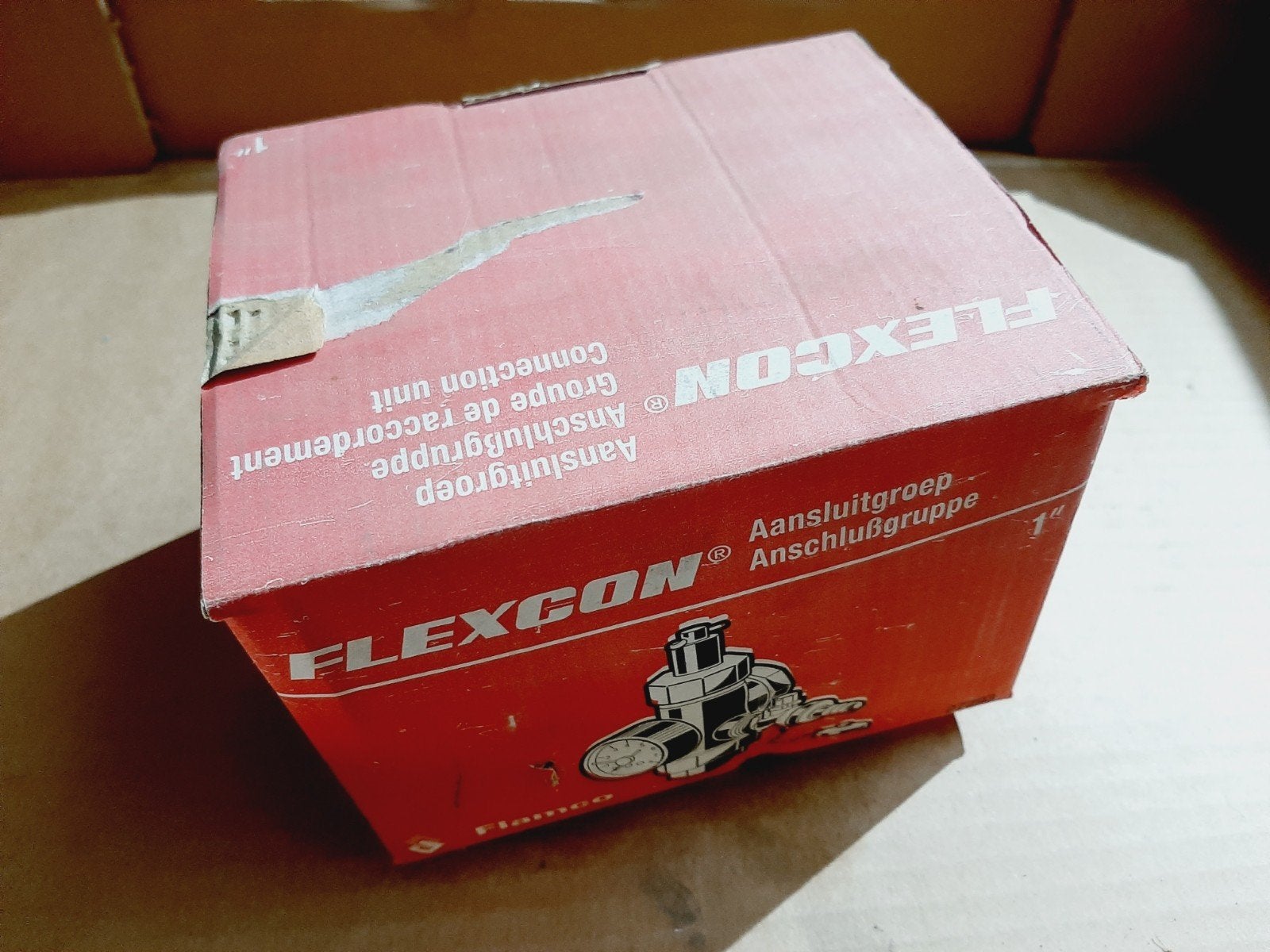 Flamco Flexcon Aansluitgroep met Manometer, Doe-het-zelf en Bouw, Ophalen of Verzenden, Nieuw