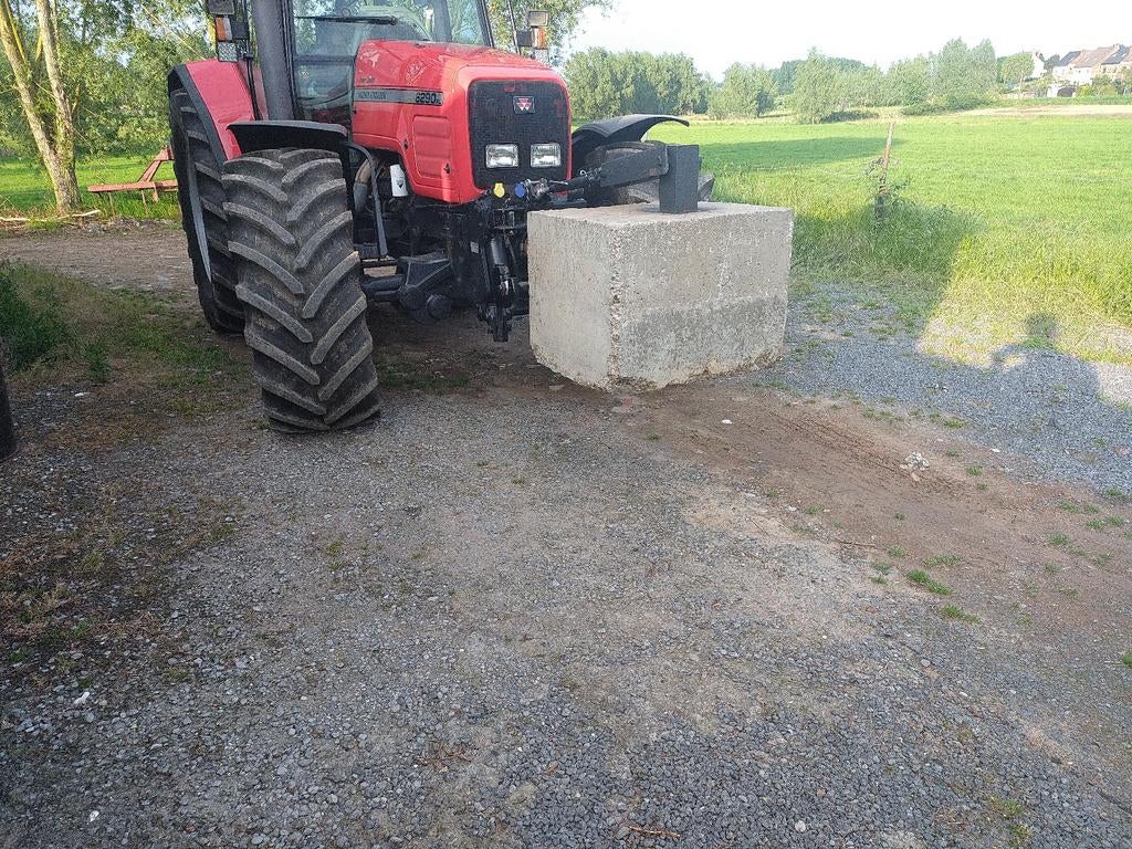 Frontgewicht tractor 500kg beton, Ophalen