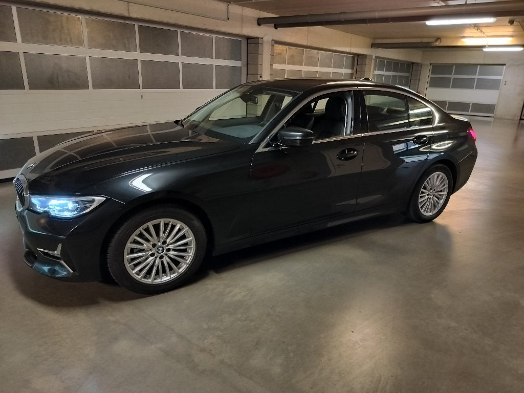 bmw 320d, Auto's, Automaat, 4 deurs, Achterwielaandrijving, Zwart
