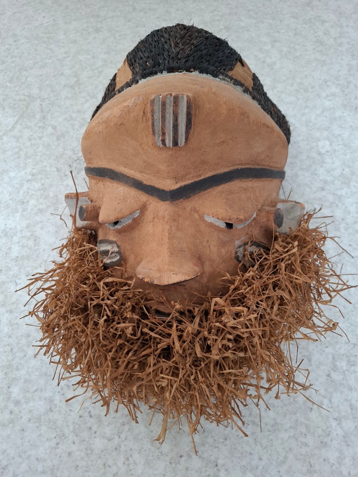 Masker, Ophalen, Masker, 20 - 50 cm, Hout