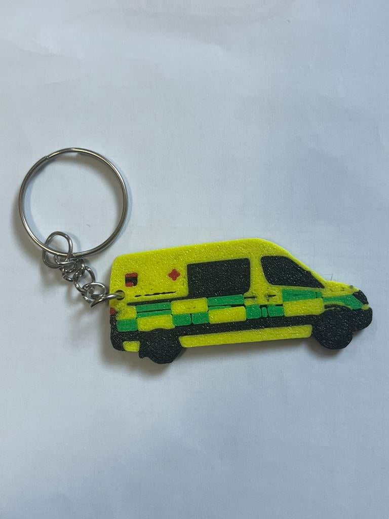 Ambulance 112 gele sleutelhanger, Ophalen of Verzenden, Nieuw