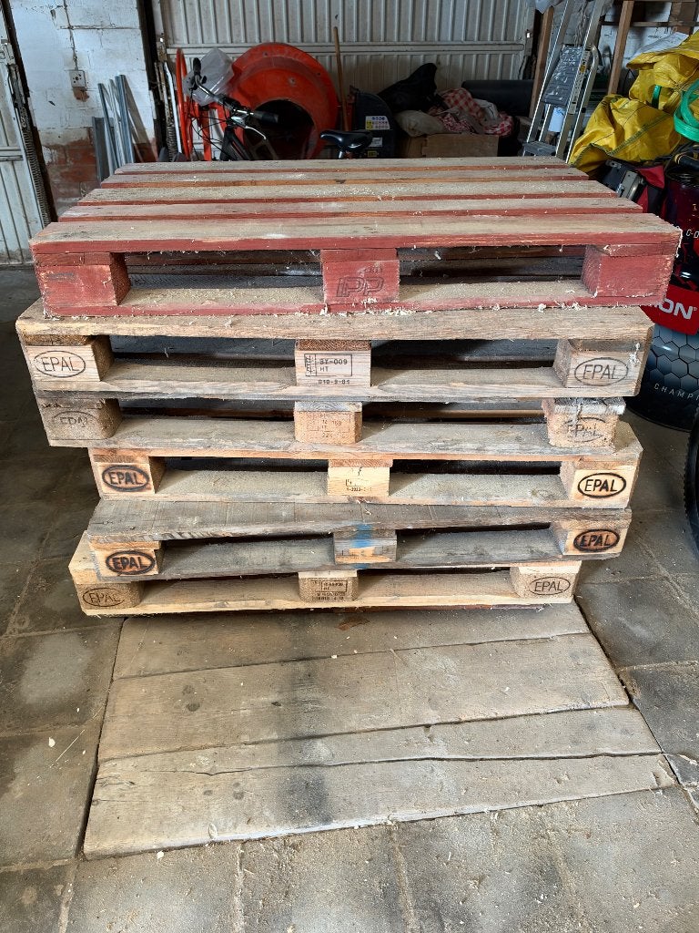 Europallet, Doe-het-zelf en Bouw, Ophalen, Gebruikt, Pallet