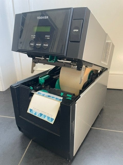 Toshiba SA4TM labelprinter, Informatique & Logiciels, Étiqueteuses, Enlèvement, Utilisé, Étiquette, Toshiba