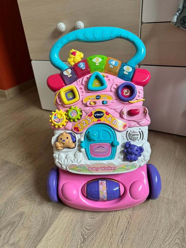 Vtech baby walker roze, Kinderen en Baby's, Ophalen of Verzenden, Gebruikt, 6 maanden tot 2 jaar