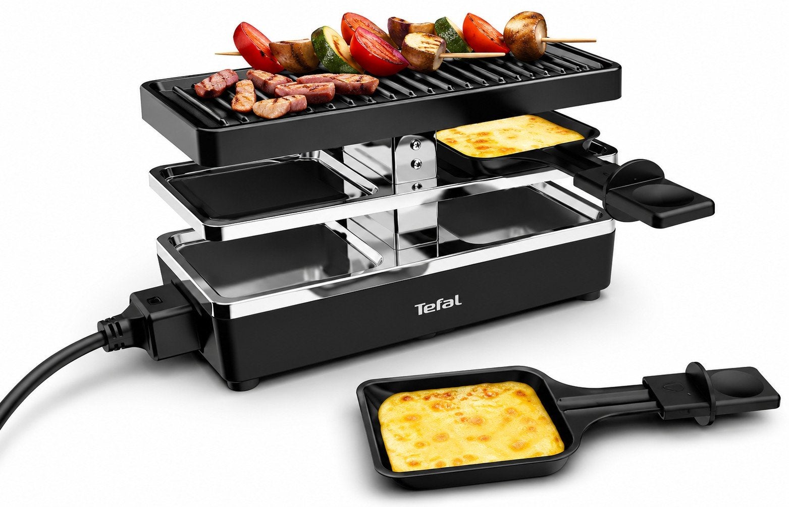 Titre : Raclette Tefal Plug & Share RE2308 — comme neuve, Enlèvement
