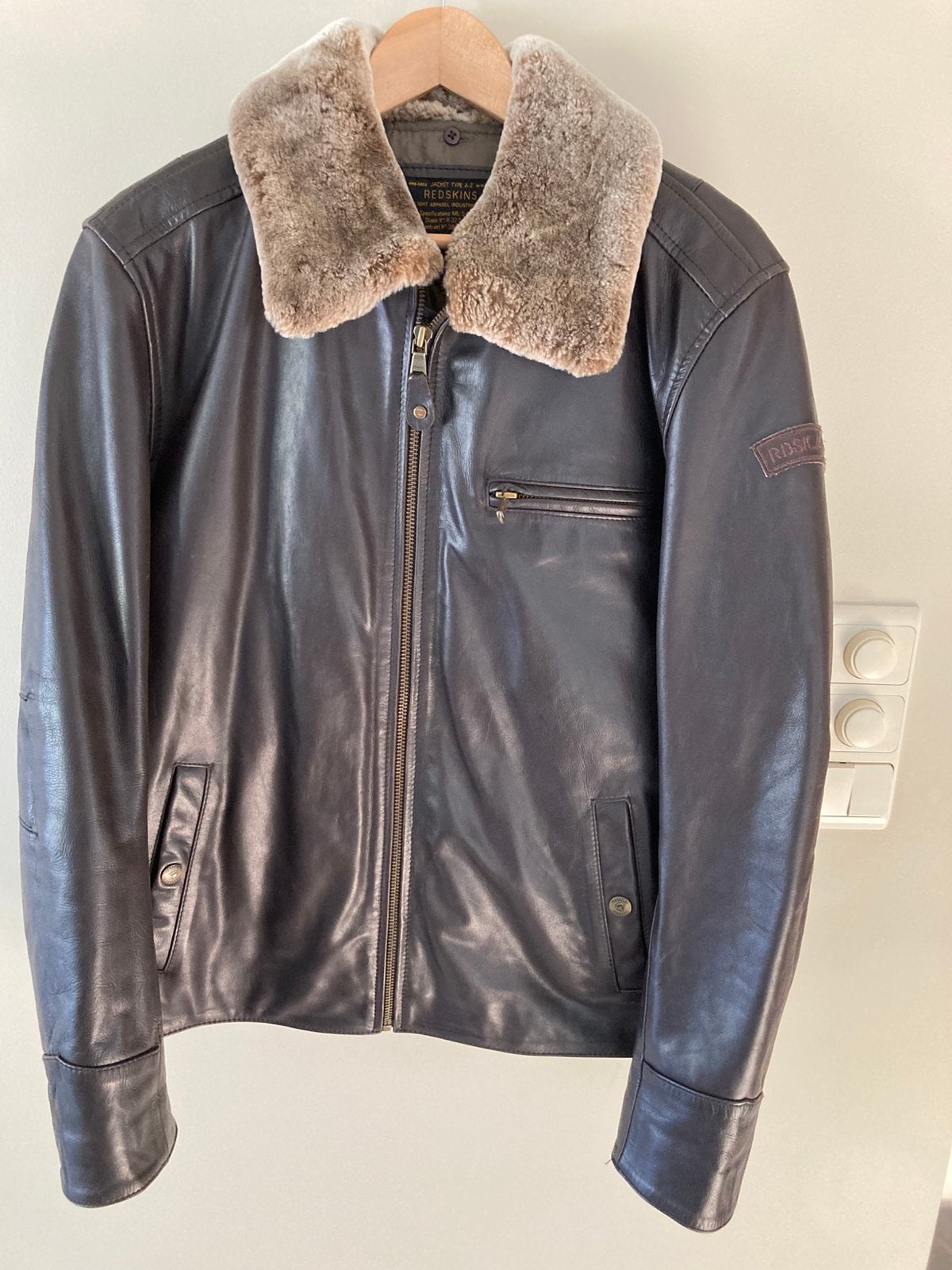 lederen vest xl, Ophalen, Overige typen, Tweedehands, Heren