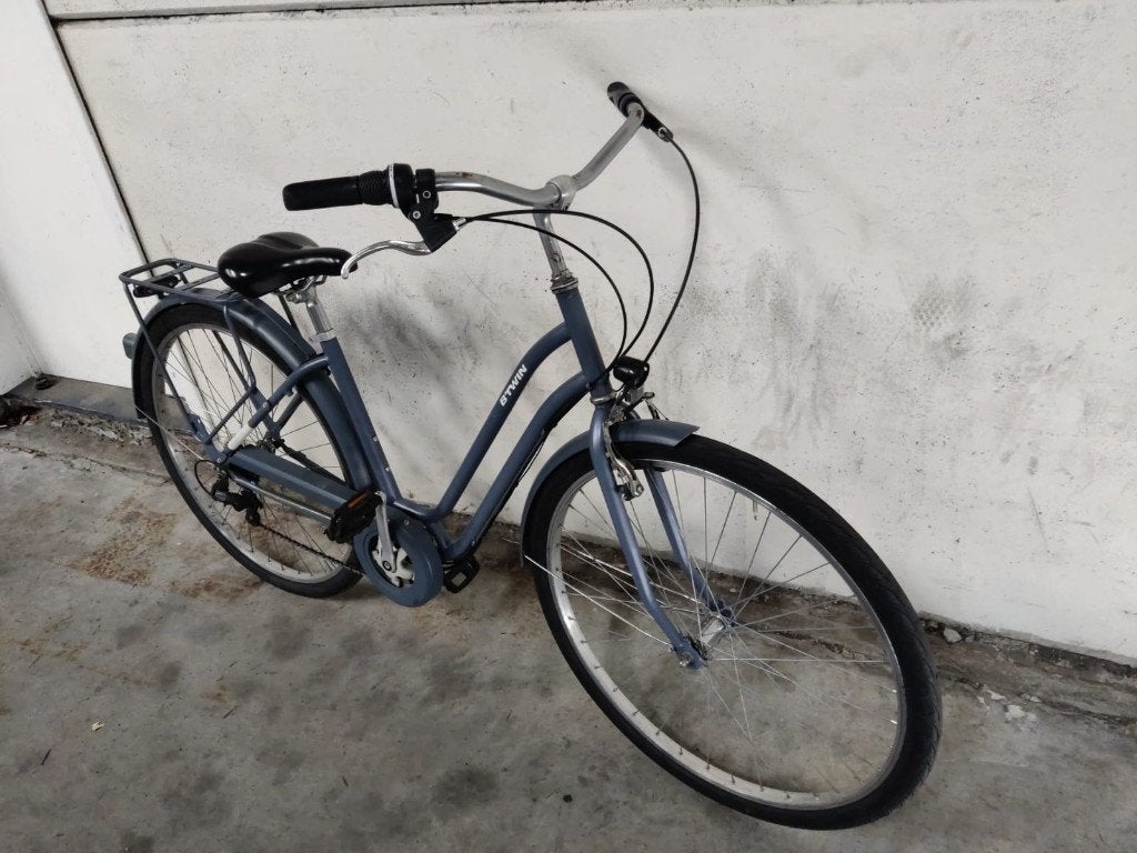 Btwin Elops Damesfiets 45cm, Autres marques, Vitesses, Frein sur jante, Moins de 47 cm