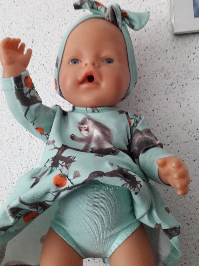 Poppenkleertjes baby born 43 cm, Verzenden, Nieuw, Babypop