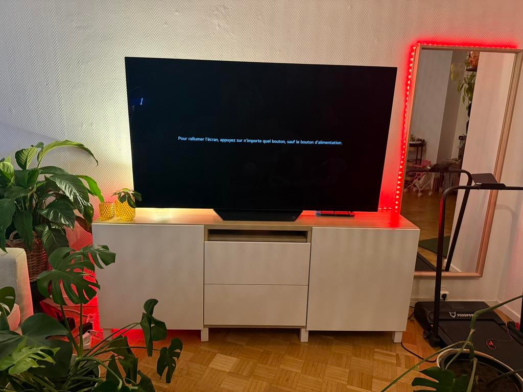 Meuble TV Ikea, Maison & Meubles, Armoires | Mobilier de télévision, Comme neuf, Chêne, Enlèvement