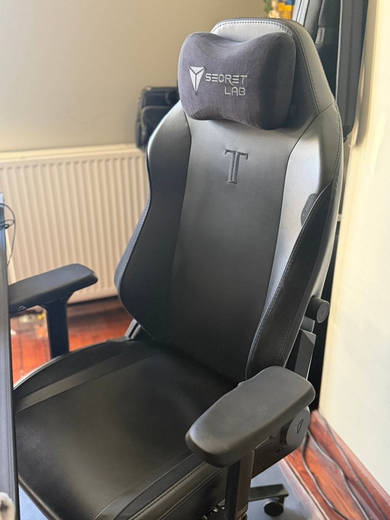 Secretlab TITAN Evo gamingstoel met hoofdkussen, Ophalen, Zwart, Zo goed als nieuw, Gaming bureaustoel