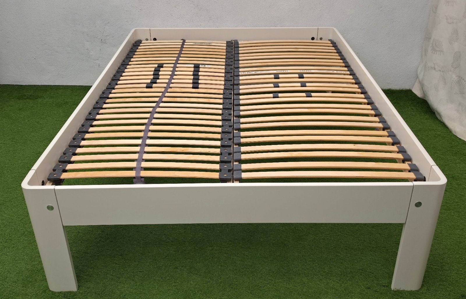Auping Auronde Bed 140x200cm 48cm Hoog met Achterwand, Ophalen of Verzenden