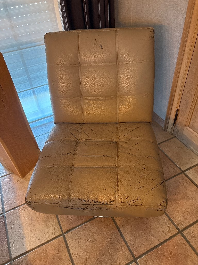 Fauteuil, Huis en Inrichting, Fauteuils, Ophalen, Kunststof, Gebruikt, 75 tot 100 cm