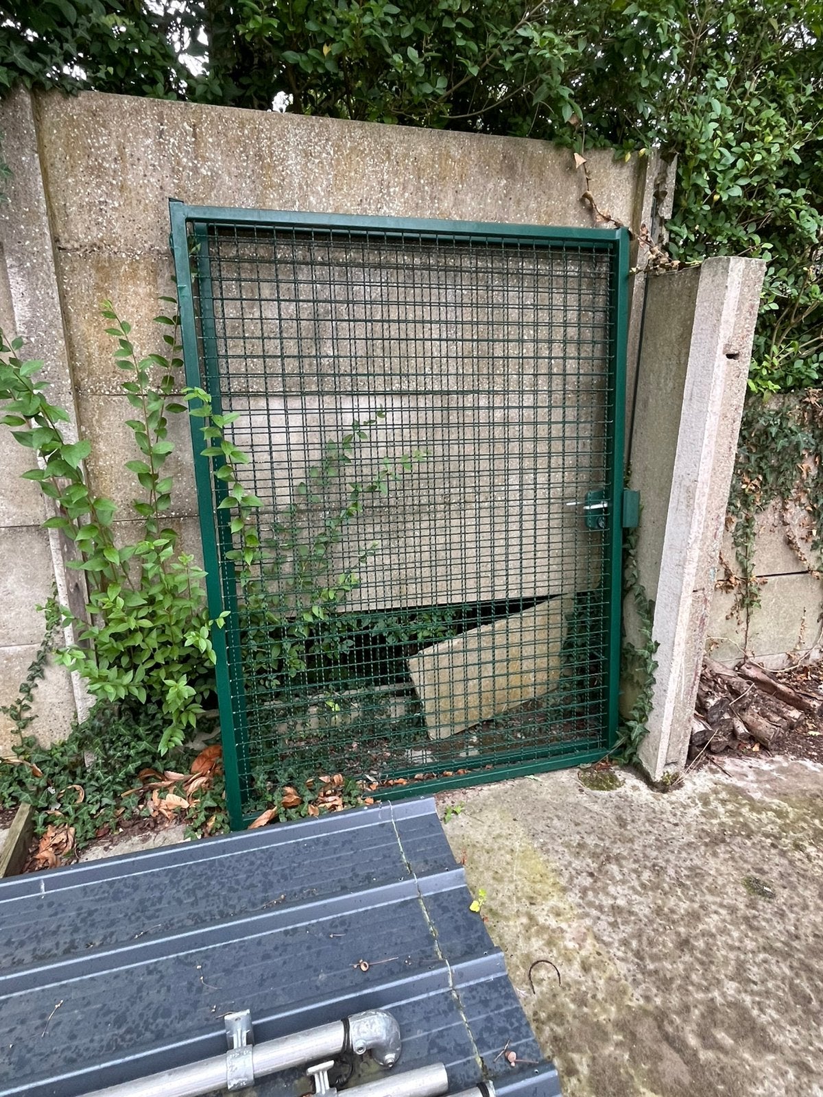 Dubbele draaipoort / tuinpoort, Tuin en Terras, Ophalen, Gebruikt, Draaipoort