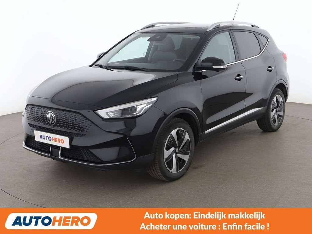 MG ZS electric drive 115 kW Luxury (bj 2022, automaat), Gebruikt, Zwart, ZS, https://public.car-pass.be/vhr/6861ddaf-14c4-46c4-9a3e-d0749689839f