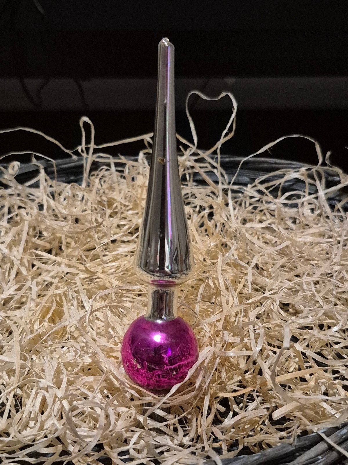 Ajeko antieke kerstbal, Ophalen of Verzenden, Gebruikt
