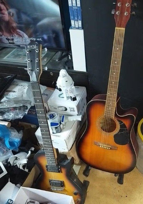 gitaar, Muziek en Instrumenten, Snaarinstrumenten | Gitaren | Elektrisch, Ophalen, Zo goed als nieuw, Hollow body, Overige merken
