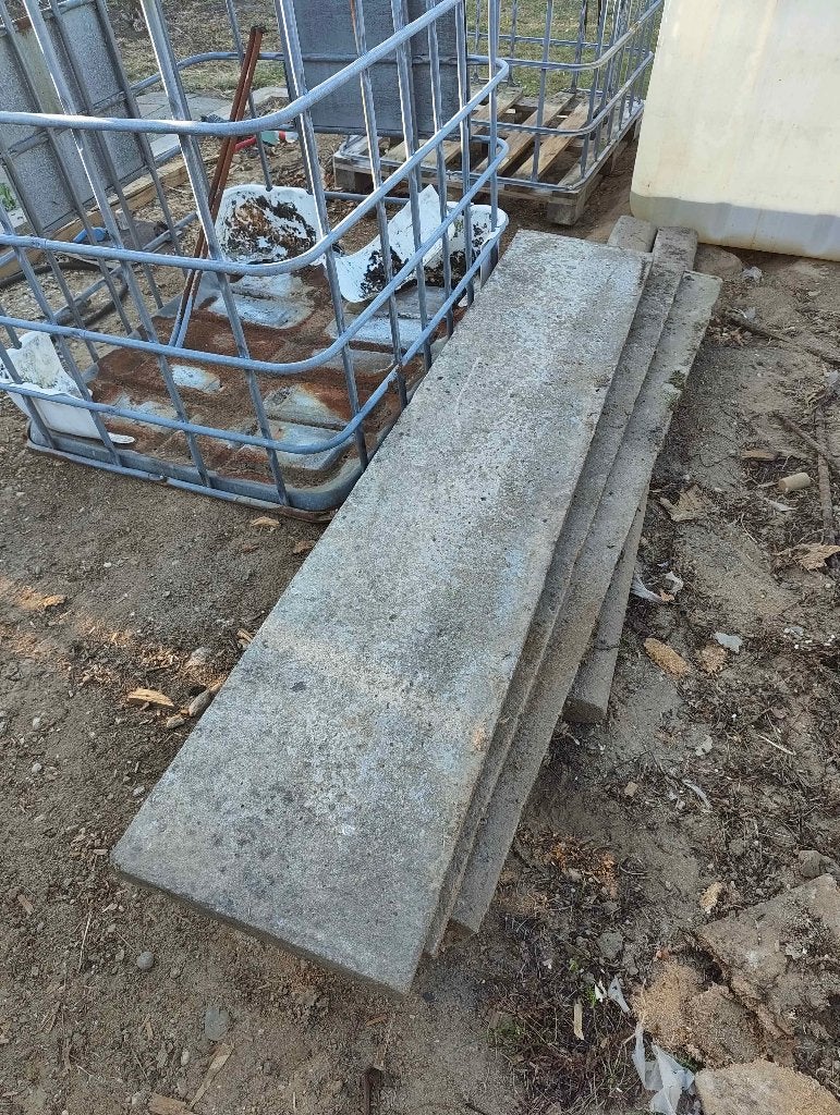Betonplaten, Tuin en Terras, Tegels en Klinkers, Ophalen, Gebruikt, Beton, Overige typen