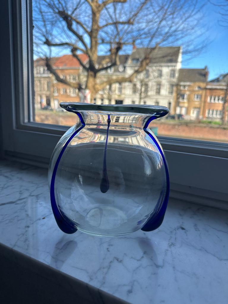 Art Nouveau glazen vaas Poschinger 1910, Ophalen