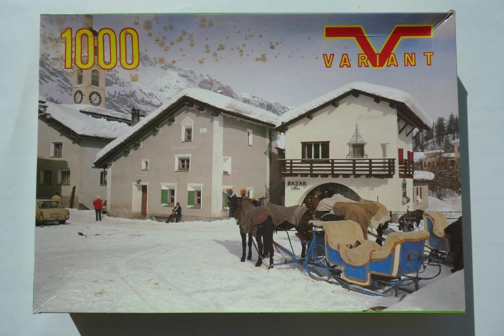 Puzzel Variant sneeuwlandschap 1000 stuks, Ophalen, Zo goed als nieuw, 6 jaar of ouder