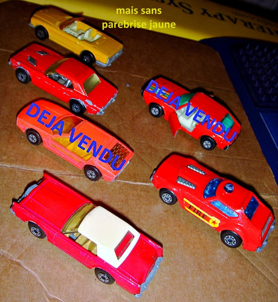 4 voitures Matchbox de 1973 à 1979, Ophalen of Verzenden, Gebruikt, Auto