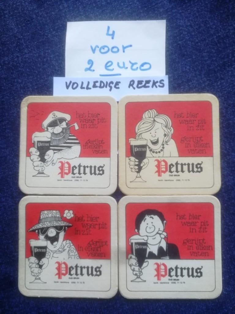Volledige reeks bierviltjes Petrus Bavik Bavikhove - €2, Verzamelen, Biermerken, Ophalen of Verzenden, Viltje(s)