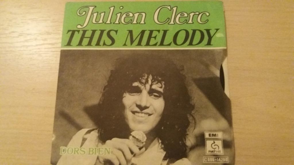 Disque vinyl 45 tours julien clerc, Ophalen of Verzenden, Zo goed als nieuw