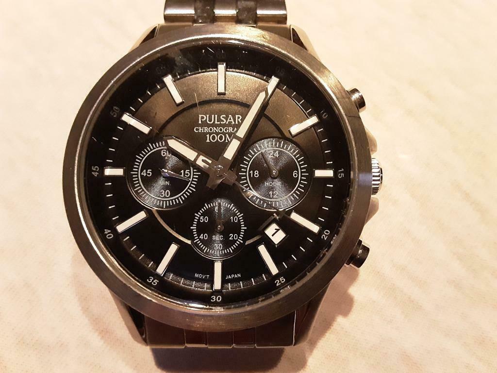 Montre marque Pulsar. Japon. Chrono., Enlèvement, Comme neuf, Montre-bracelet, Autres marques