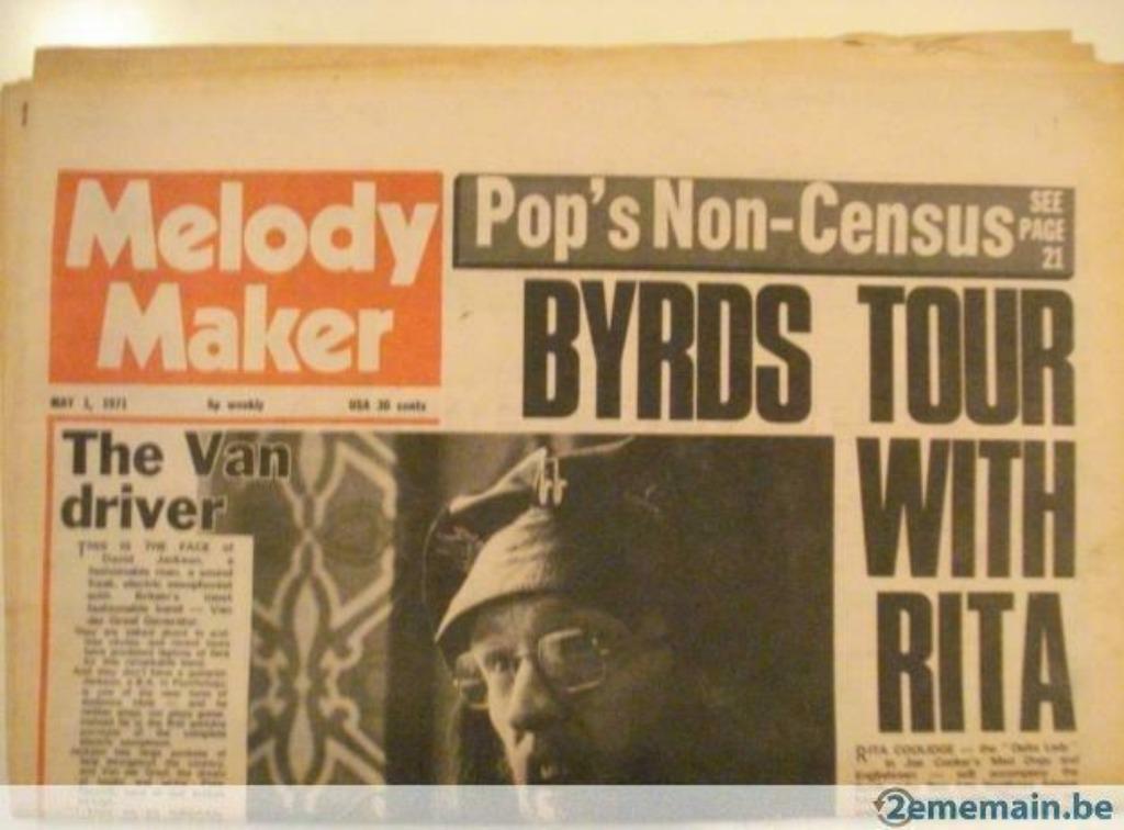 Melody Maker - années 70 - seventies - revue pop anglaise, Verzenden, 1960 tot 1980, Tijdschrift
