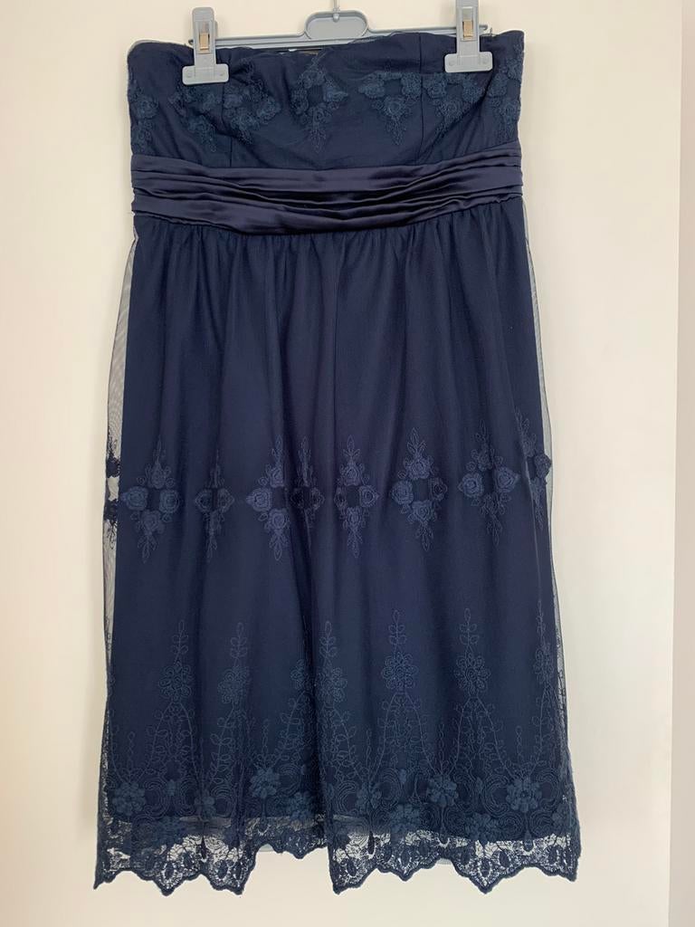 Robe bustier en mousseline bleue, Vêtements | Femmes, Taille 38/40 (M), Au-dessus du genou, Comme neuf, Enlèvement