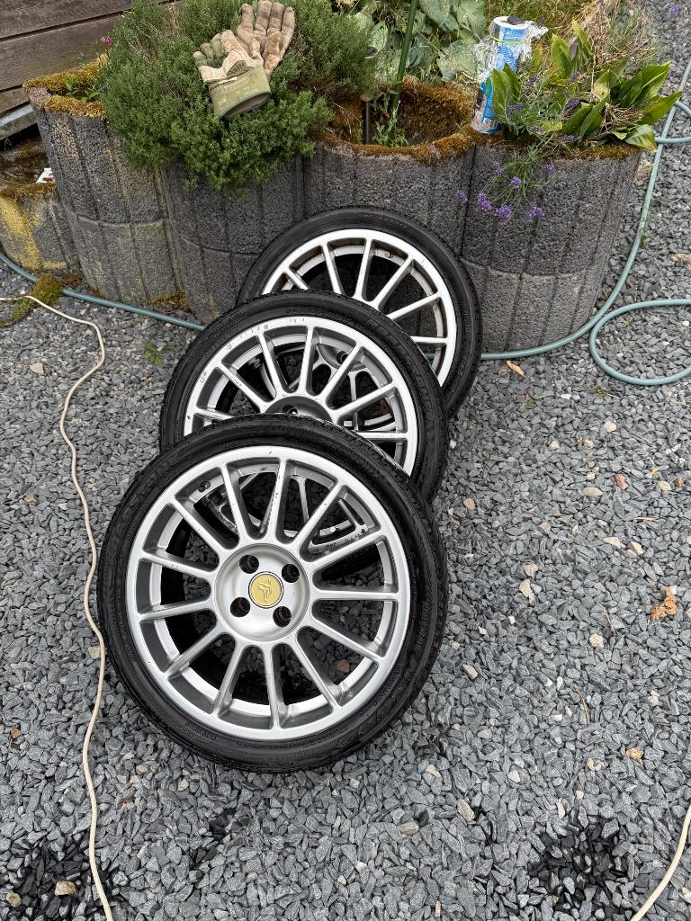 Jantes Team Dynamics Pro Race - Pneus RoadStone, Pneus été, 205 mm, 17 pouces, Enlèvement