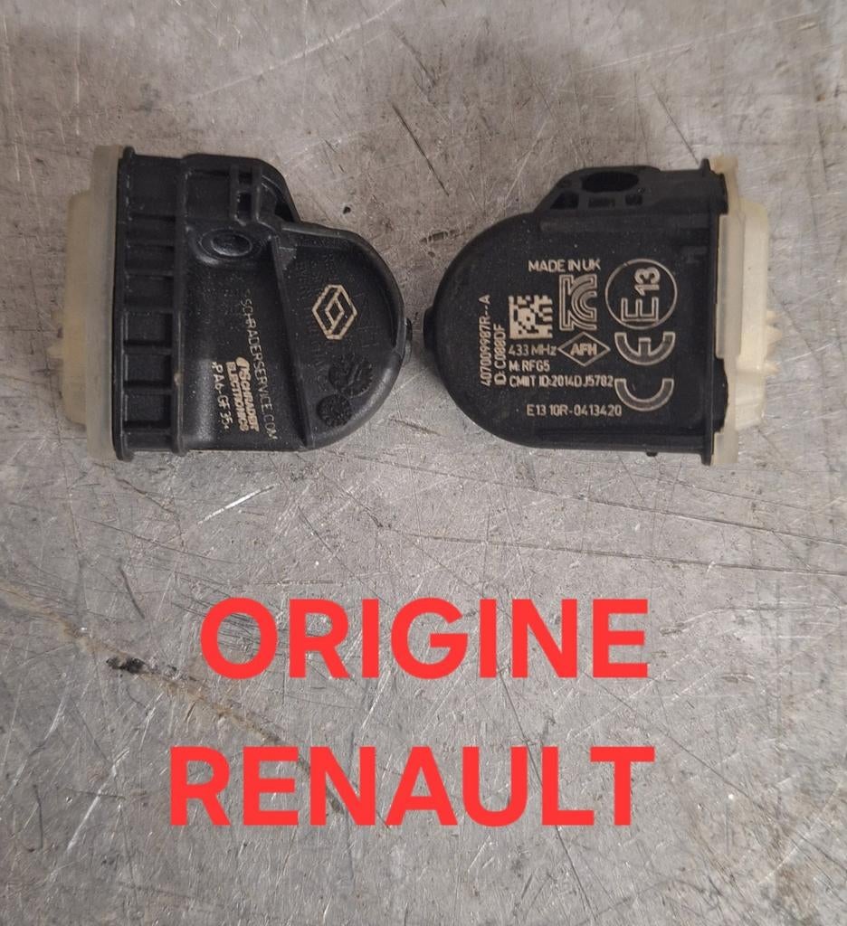 LOT DE 4 CAPTEURS TPMS RENAULT, Enlèvement ou Envoi, Renault