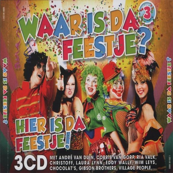 Waar Is Da Feestje 3 ? Hier Is Da Feestje ! - Various, Enlèvement ou Envoi, Comme neuf, Pop, Coffret