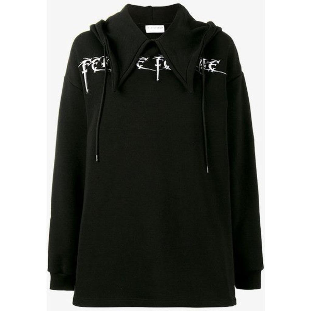 Weinig gedr Femme Fatale oversized hoodie Balenciaga, Kleding | Dames, Balenciaga, Verzenden, Zwart, Zo goed als nieuw