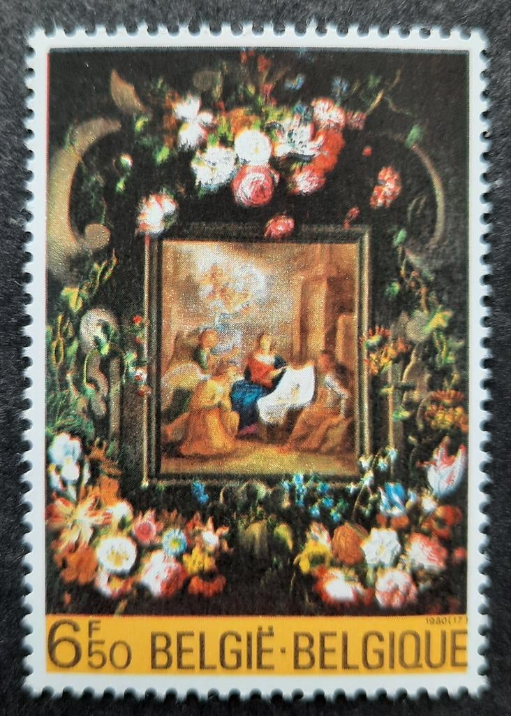 België: OBP 1996 ** Kerstmis 1980., Kerst, Frankeerzegel, Ophalen of Verzenden, Zonder stempel